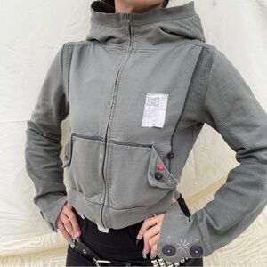 DC shoes cropped zip